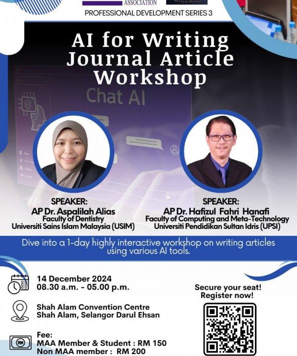 AI for Writing Journal Article Workshop